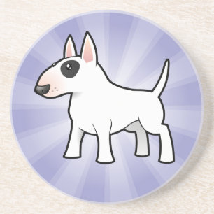 Cartoon-Stier-Terrier Untersetzer