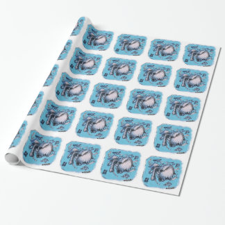 Cartoon-Stilftiger Dumbo-Elefant Geschenkpapier