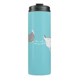 Cartoon Stingray Thermosbecher