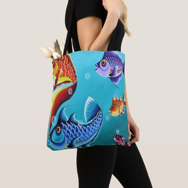 Cartoon-Strandtasche Tasche (Von Nahem)