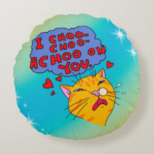Cartoon Style Cat mit schlankem Text