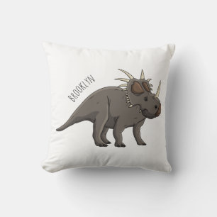 Cartoon Styracosaurus Kissen