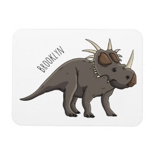 Cartoon Styracosaurus Magnet