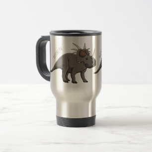 Cartoon Styracosaurus Reisebecher