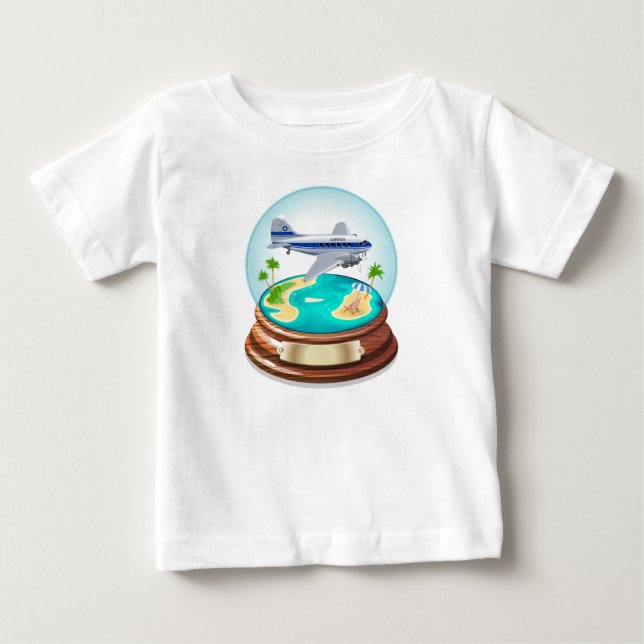 Cartoon Summer Cristal Ball Baby T-shirt (Vorderseite)