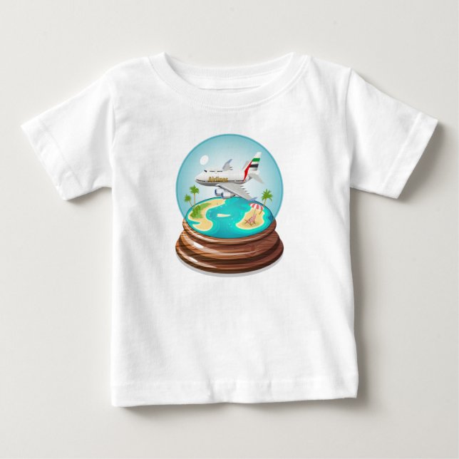 Cartoon Summer Cristal Ball Baby T-shirt (Vorderseite)