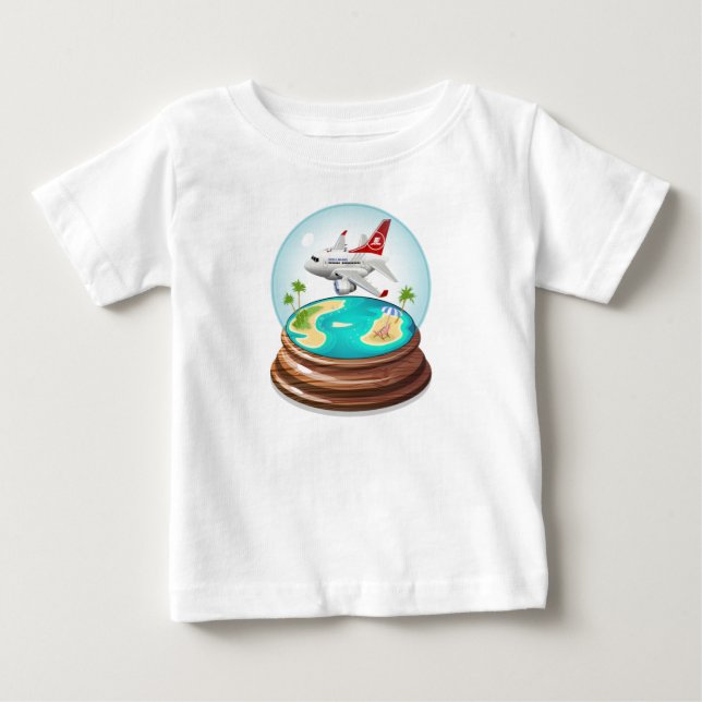 Cartoon Summer Cristal Ball Baby T-shirt (Vorderseite)