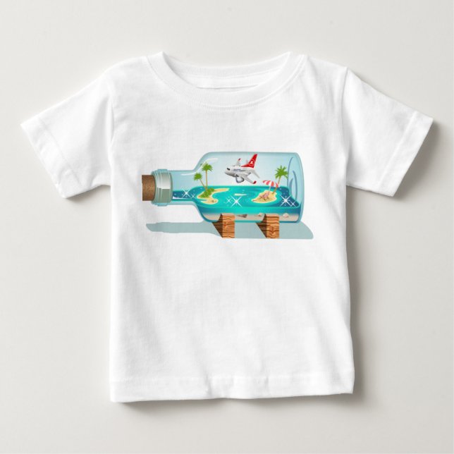 Cartoon Summer Cristal Ball Baby T-shirt (Vorderseite)