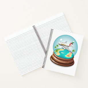 Cartoon Summer Cristal Ball Notizbuch