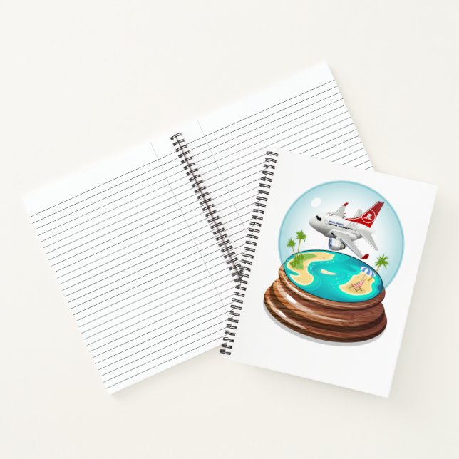 Cartoon Summer Cristal Ball Notizbuch (Innenseite)