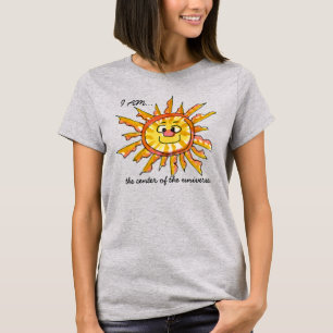 Cartoon Sun-Center des Universums T-Shirt