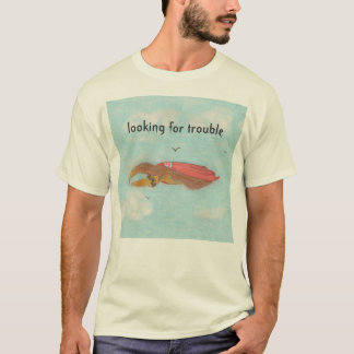 Cartoon Super-Slots mit rotem Kap T-Shirt