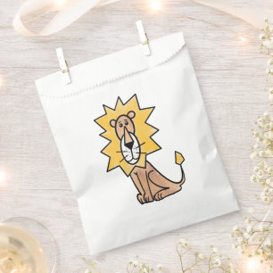 Cartoon süßer Löwe Kinder Retro Safari Dschungel T Geschenktütchen