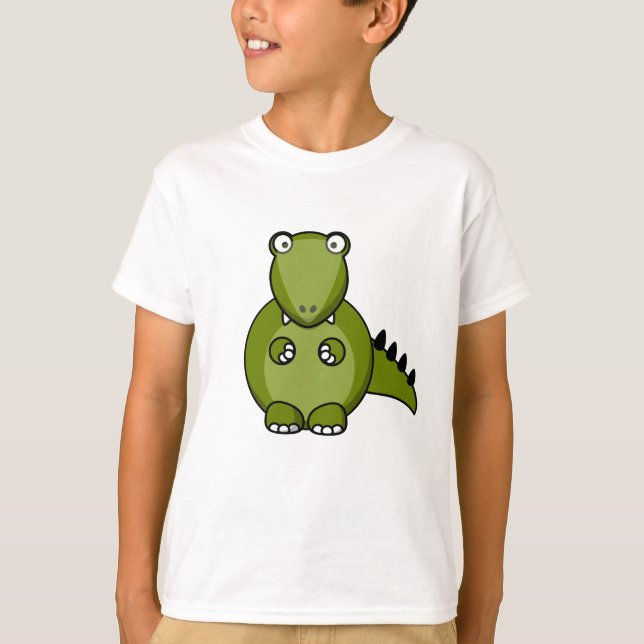Cartoon T-Rex Dinosaur T-Shirt (Vorderseite)