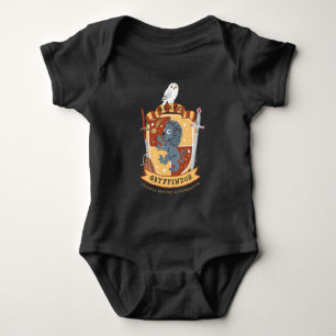 Cartoon tapferes Wappen von Gryffindor Baby Strampler