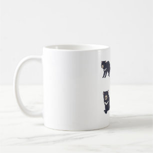 Cartoon tasmanischer Teufel Freude � Süße Tier Kun Kaffeetasse
