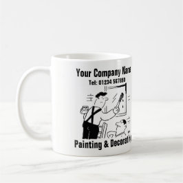 Cartoon-Tasse für Malerei und Dekoration Kaffeetasse