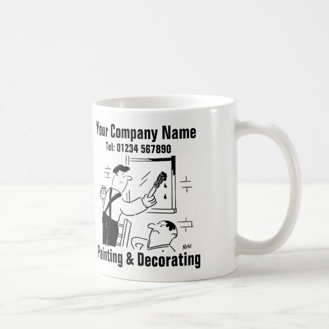 Cartoon-Tasse für Malerei und Dekoration Kaffeetasse (Rechts)