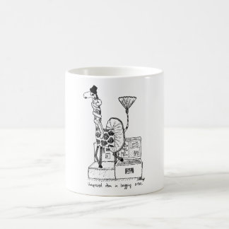 Cartoon-Tasse - unerwartetes Einzelteil Kaffeetasse