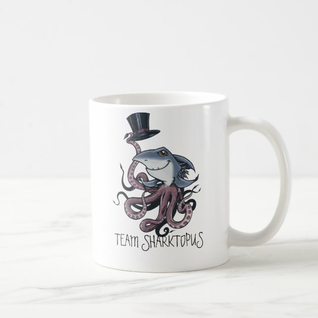Cartoon-Team Sharktopus Tasse (Rechts)