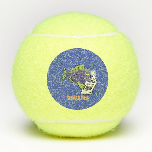 Cartoon Tennisbälle (Vorderseite)