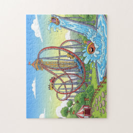 Cartoon Themenpark Adventure - Nature & Water Spla