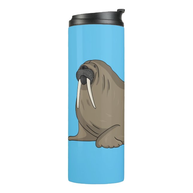 Cartoon Thermosbecher (Nach links gedreht)