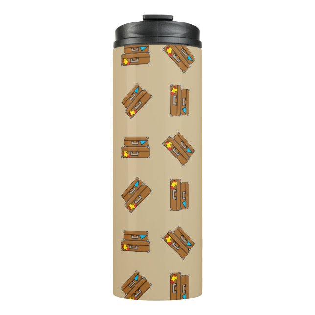 Cartoon Thermosbecher (Vorderseite)