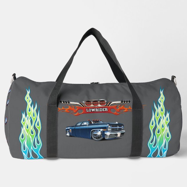 Cartoon-Tiefleiter Duffle Bag (Vorderseite)