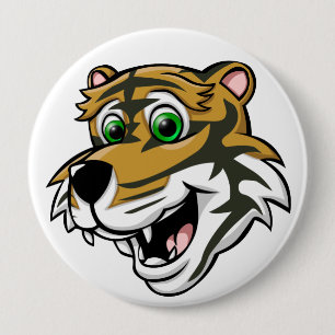 Cartoon-Tiger Button