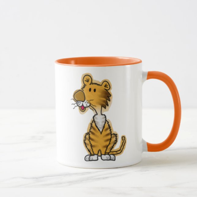 Cartoon Tiger Tasse (Rechts)