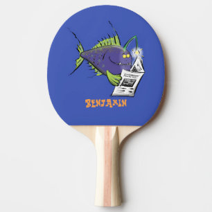 Cartoon Tischtennis Schläger