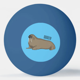 Cartoon Tischtennisball