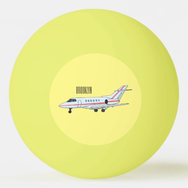 Cartoon Tischtennisball (Vorderseite)