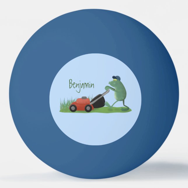 Cartoon Tischtennisball (Vorderseite)