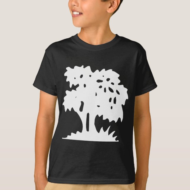 Cartoon Tree - White T-Shirt (Vorderseite)