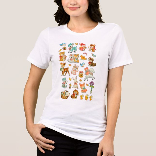 Cartoon Tri-Blend Shirt (Vorderseite)