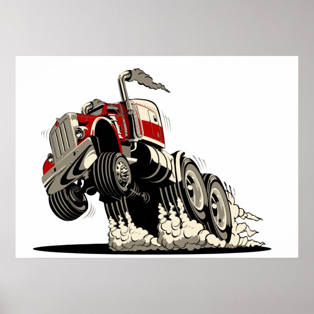 Cartoon truxk poster (Vorne)
