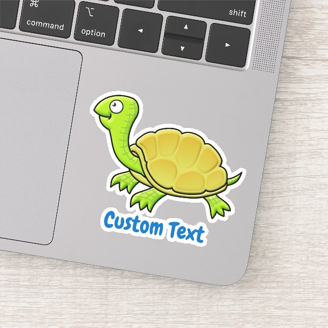 Cartoon Turtle Aufkleber (Detail)