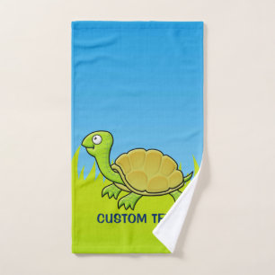 Cartoon Turtle Badhandtuch Set
