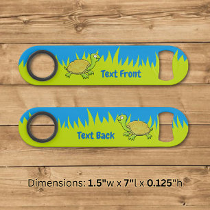 Cartoon Turtle Bar Key