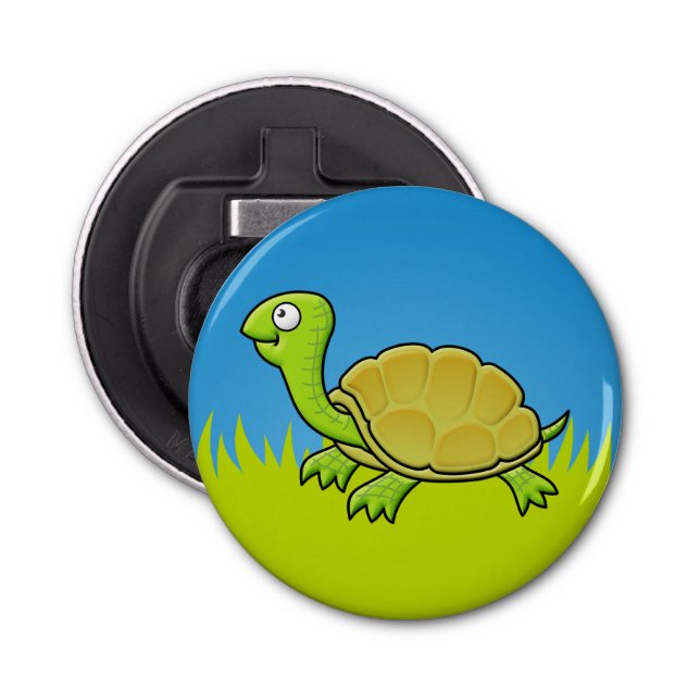 Cartoon Turtle Flaschenöffner (Vorderseite)