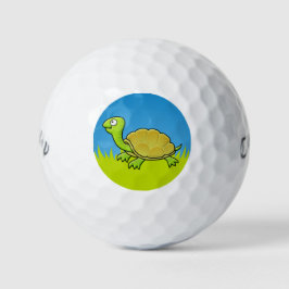 Cartoon Turtle Golfball