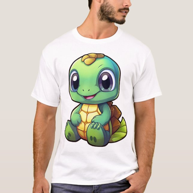 Cartoon turtle illustration Copy Copy T-Shirt (Vorderseite)