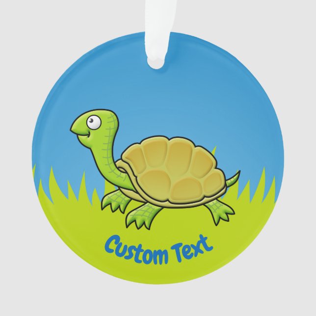 Cartoon Turtle Ornament (Vorderseite)
