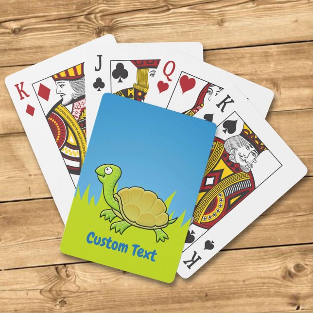 Cartoon Turtle Playing Cards Spielkarten (Von Creator hochgeladen)