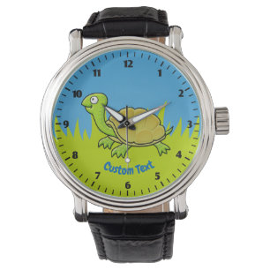 Cartoon Turtle Wrist Watch Armbanduhr