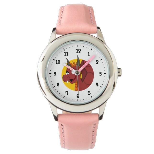 Cartoon-Uhr Armbanduhr (Vorderseite)