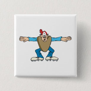 Cartoon ump umpumpur call SAFE Button