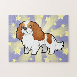 Cartoon-unbekümmerter Königcharles Spaniel